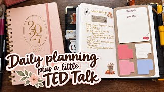 Daily Planning | Plus a little TED Talk 😊