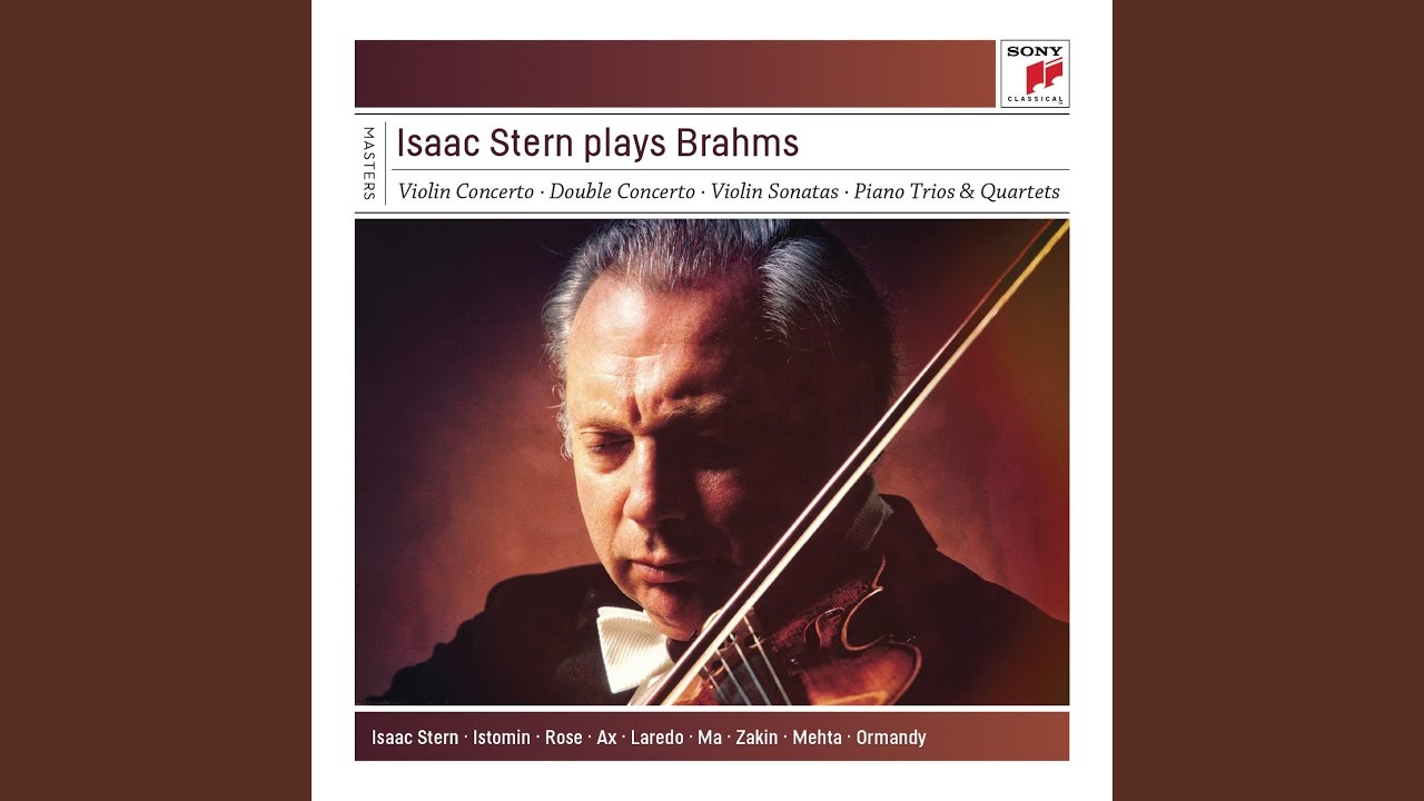 Violin Sonata No. in G Op. 78, Regensonate Johannes Brahms