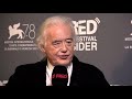 Jimmy Page, Allison McGourty - BECOMING LED ZEPPELIN - 78th Venice Film Festival