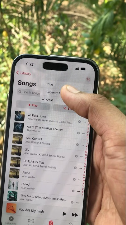 How to Sort Songs in an Apple Music Playlist #iphone #shorts