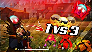 FREE FIRE 1 Vs 3 HipHop+2CRIMINAL 24Kill Pro Player