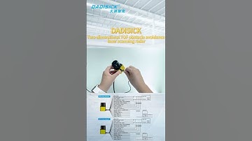 DADISICK Two-dimensional TOF obstacle avoidance laser scanning radar #electrician #automobileclub