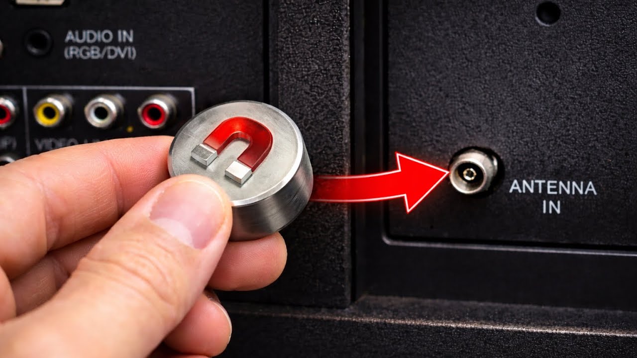 Я подключил магниты к телевизору… и появился сигнал 🧲📡