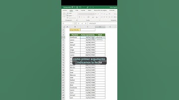 CALCULAR EDAD en EXCEL #superexcel #excel