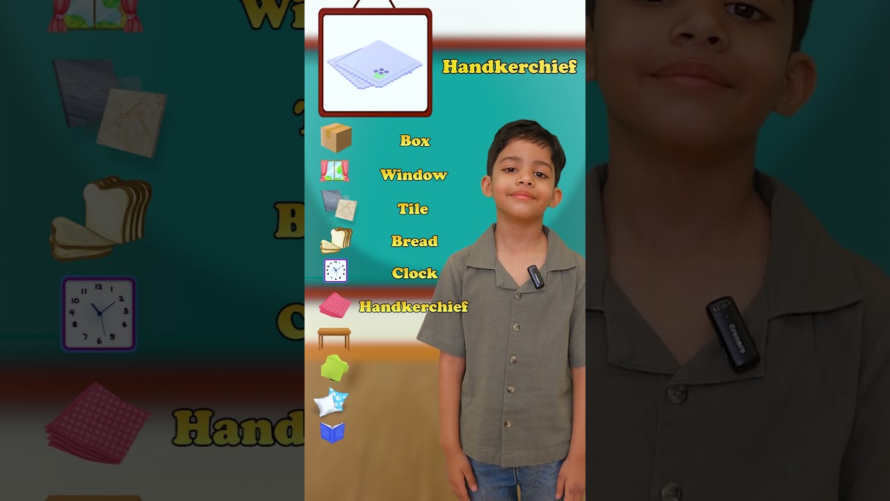 10 Things that are square in shape | Learn English Vocabulary For Kids , Riaan & Rivaan Show