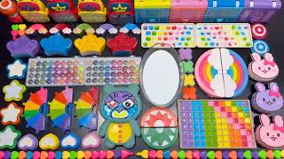 RELAXING SLIME WITH CLAY VS MAKEUP VS GLITTER ! Mixing Random Things Into Slime