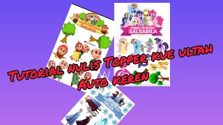 TUTORIAL menulis Nama di Topper untuk Kue Ultah screenshot 2