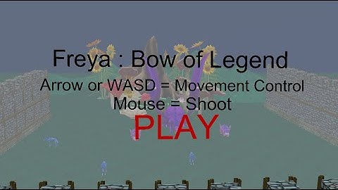 Projek UTS PBO Membuat Game (Freya: Bow of Legends) Menggunakan Alice 3