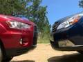 2010 Subaru Outback vs Mitsubishi  Outlander off-road review