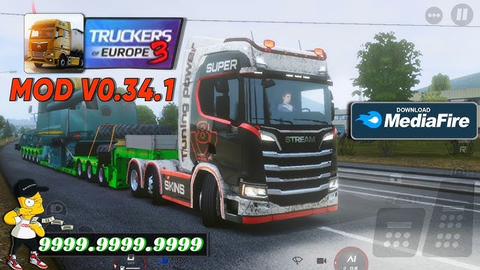 TRUCKERS OF EUROPE 3 APK MOD DINHEIRO INFINITO V0.39.9 - vpmods.com.br