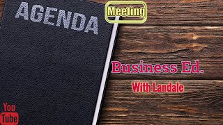 What is an Agenda ll How to prepare an Agenda screenshot 2