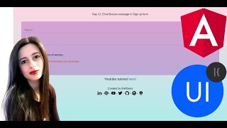 [11/100] Error Messages in Forms | #Daily UI (ngMessages, AngularJs)