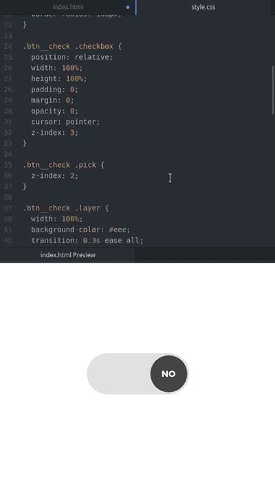 Creating a toggle button animation using Html and Css - YouTube
