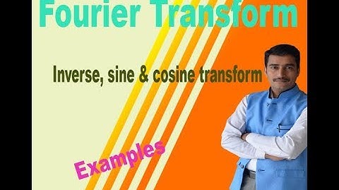 VTU Engineering maths 3 Fourier Transform inverse sine & cosine transform