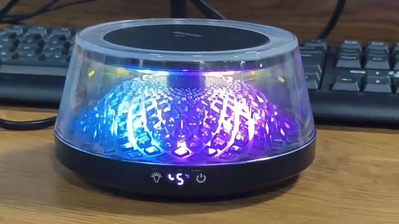 Coffee Mug Warmer (Black) video thumbnail