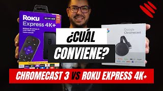 ¿Cuál Conviene? Chromecast 3 vs Roku Express 4K+ Comparativa a Fondo...