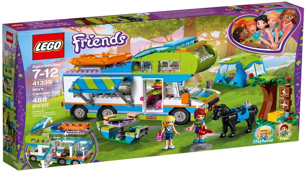 Lego Friends Campervan Set 41339 Timelapse YouTube