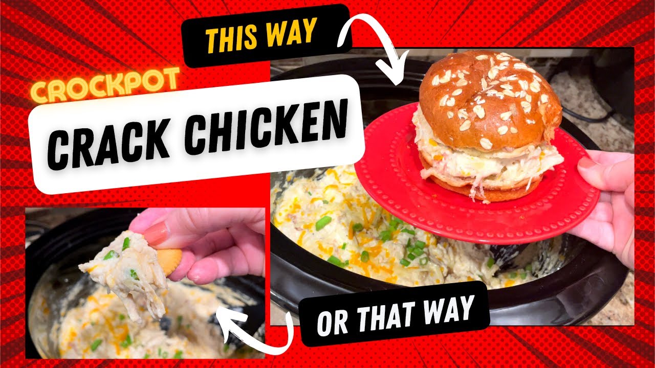 Crack Chicken Crockpot Recipe - YouTube