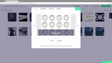 Changing Magisto video length during the editing process