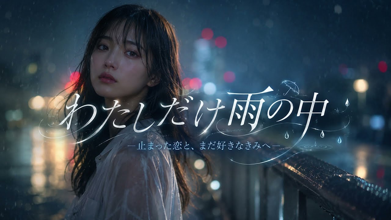 🎵わたしだけ雨の中 | 止まった恋と、まだ好きなきみへ | 切ないアップ