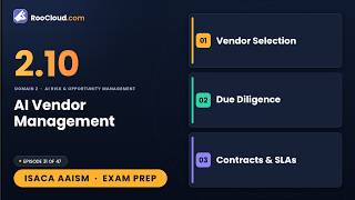 2.10 - AI Vendor Management & Key Considerations ISACA AAISM Ep.31