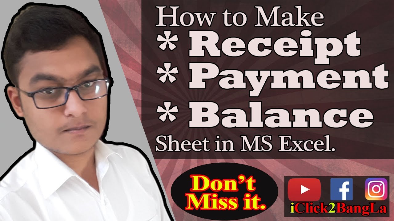 Bangla How To Make Receipt Payment Balance Sheet In MS Excel YouTube bangla-how-to-make-receipt-payment-balance-sheet-in-ms-excel-youtube