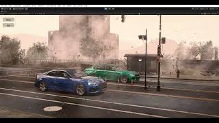 Car Drag Race Template - Weather Showcase - Unity3d - URP