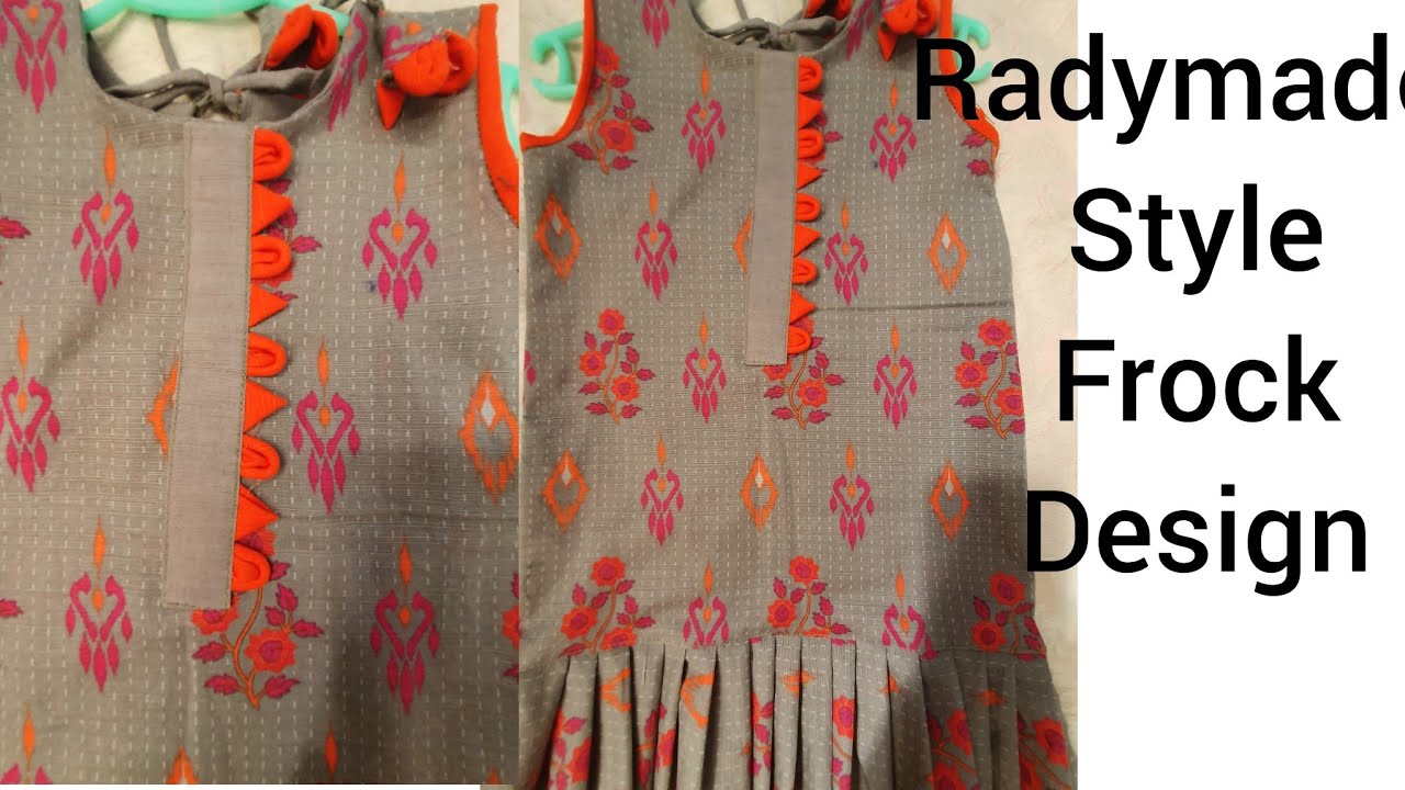 Df Radymade Design radymade style frock #new neck design#amazing tassel attach # - YouTube