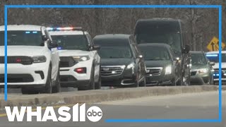 Hundreds say goodbye to Kentucky soldier killed in Iran conflict