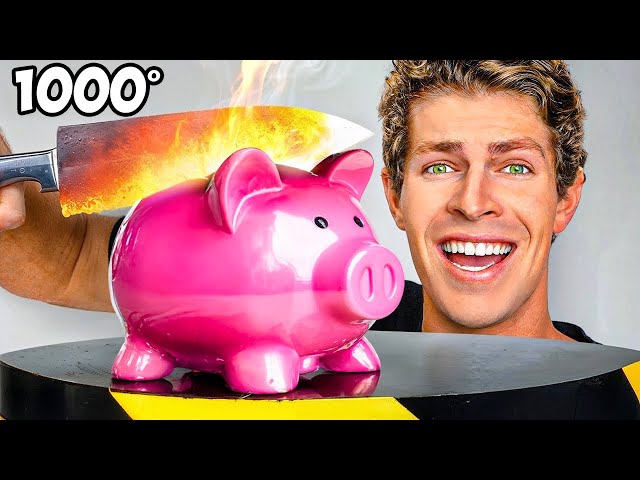 Destroy The Unbreakable Piggy Bank, Win $1,000! class=