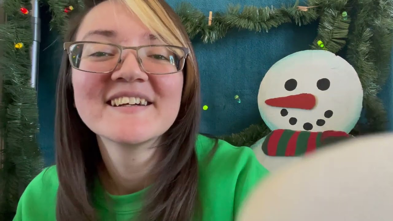 ASMR // You're in The Christmas Play at School ❄️🎄  | Makeup Application