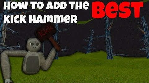 How To Add The BEST KICK HAMMER To Your Gorilla Tag Fan Game!