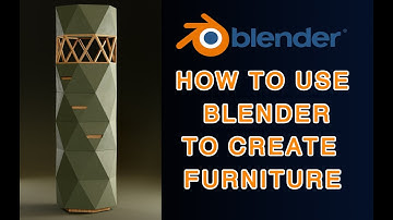 Blender: create furniture unit from A to Z_Rendering and post processing section_ part 4