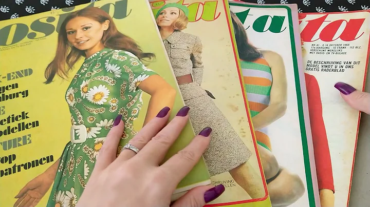 ASMR Vintage Magazines • Page Turning Journey 75 Min.• No Talking