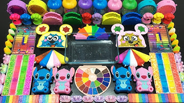 COLORFUL Slime !!! Mixing random into CLEAR Slime !!! Relaxing slime videoTom Slime