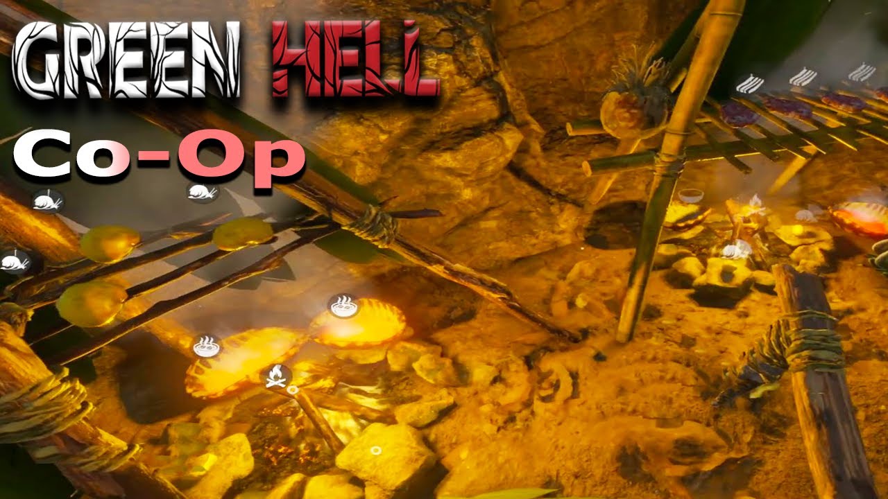 Bamboo Water Filter & Expanding Cave Base | Endless Survival | Green Hell  Co-Op Part 11