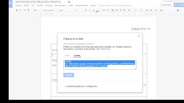Incrustar un documento de Google Docs en Blogger