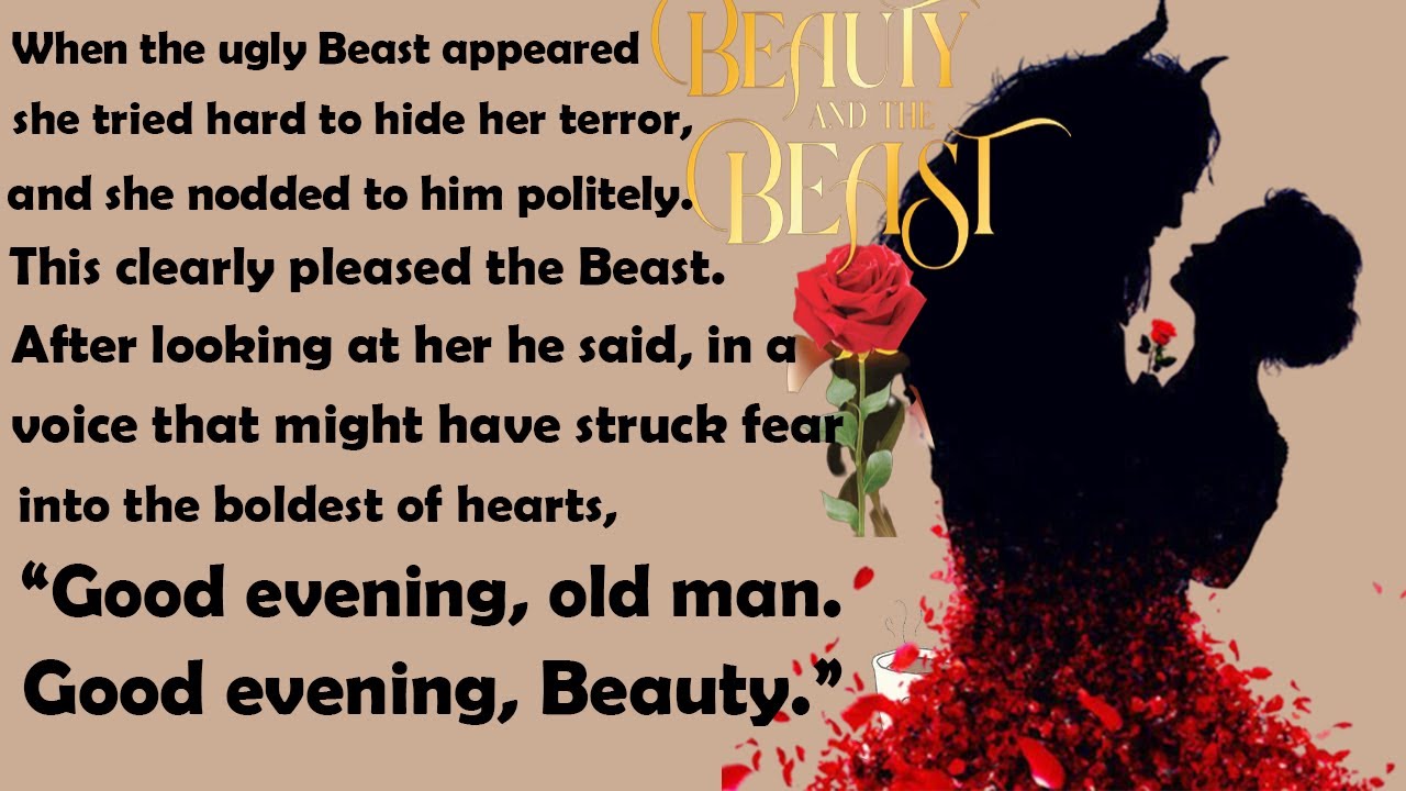 Learn English Through Story Level 1🎧 | Beauty And The Beast | Simple ...