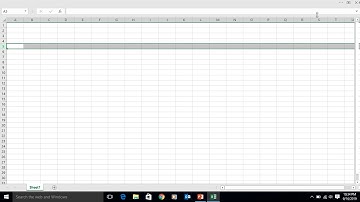 Getting started with Microsoft Excel GUI