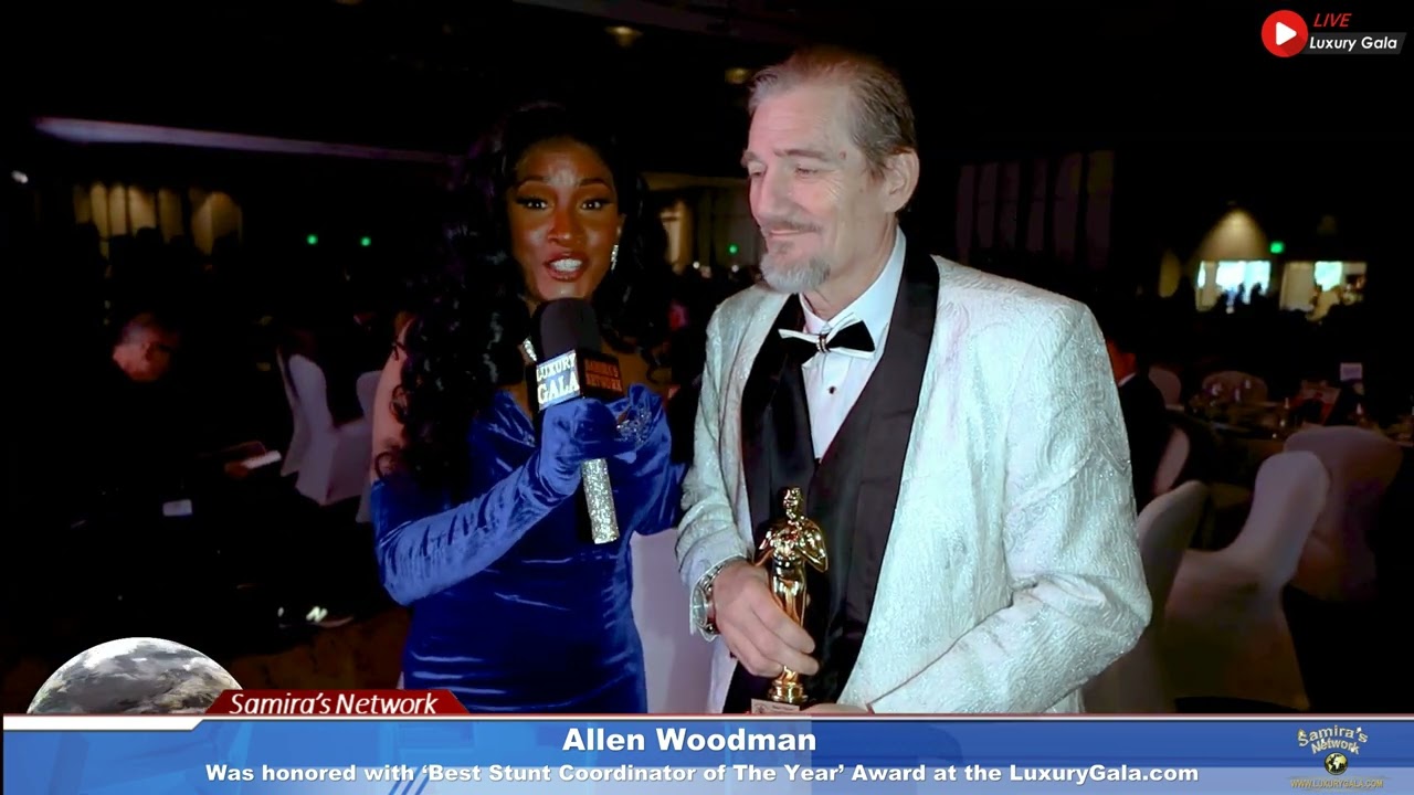 Allen Woodman Shines at Luxury Gala 2025! ✨🎬