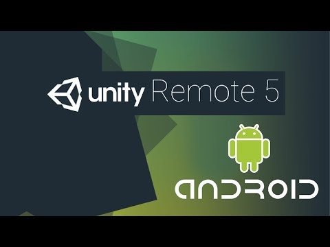 Unity Remote 5 setup.