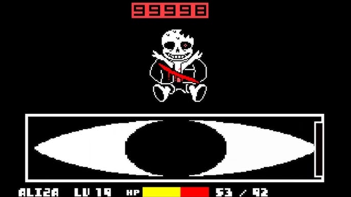 No Hit Horrortale Sans battle 2, Undertale Fan-Game