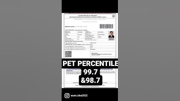Thumbnail of PET SCORECARD | Subscribe our channel for PET MAINS VIDEO #petmains #lekhpal #upsssc #petscorecard