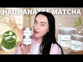 Haul anatae matcha unboxing  mon avis sur les produits