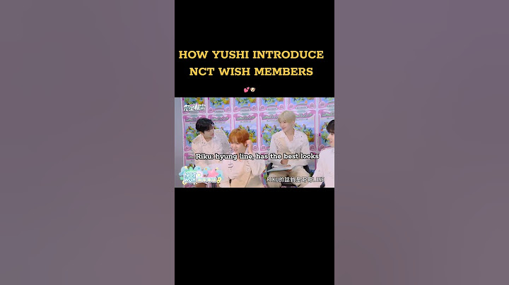 유우시가 하는 멤버 소개 how yushi introduce NCT WISH members 😺✨ #yushi #nctwish