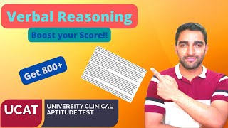 BOOST Your UCAT Verbal Reasoning - 800+ score