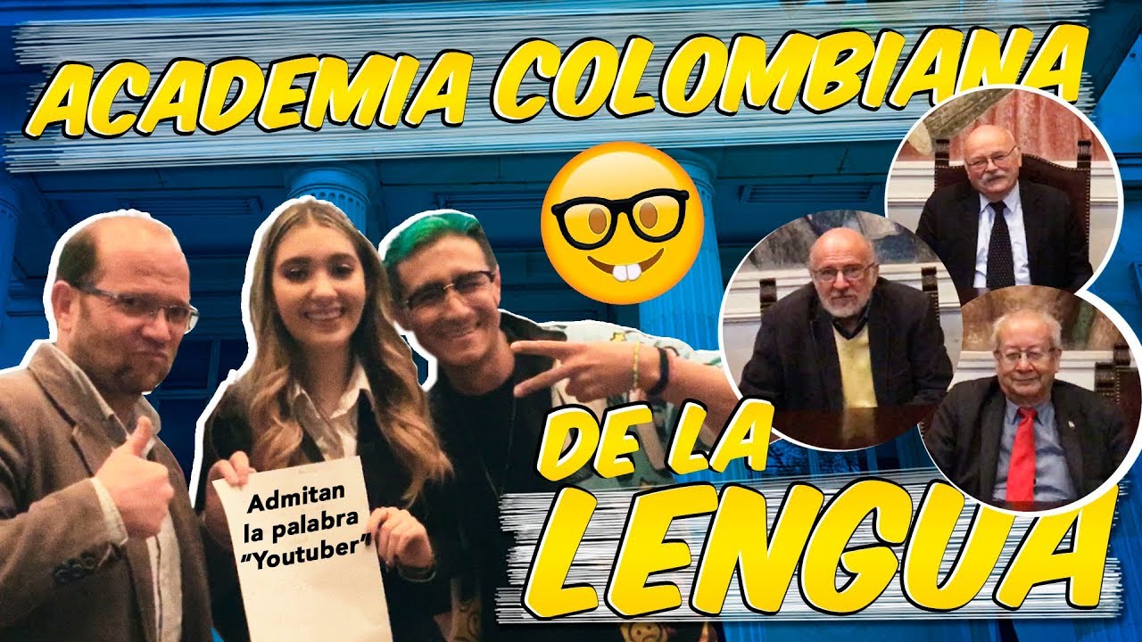 samper presidente CON AMARA Y BOTONET EN LA ACADEMIA DE LA LENGUA