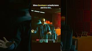 When developers knew you’d try this.. #cyberpunk #shorts