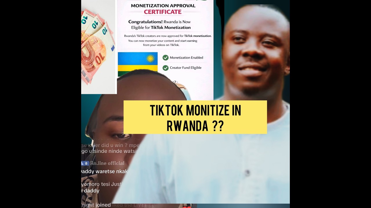 Killaman ukurikose agushyize hanze kuri Monetize ya TikTok  mu Rwanda 🇷🇼