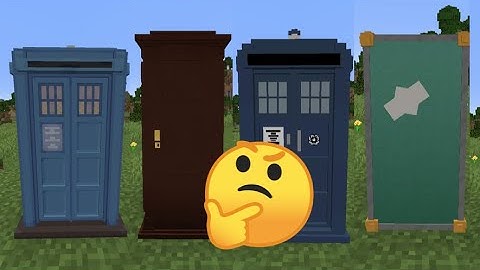 How to unlock all Exteriors! - New TARDIS Mod (1.14.4)